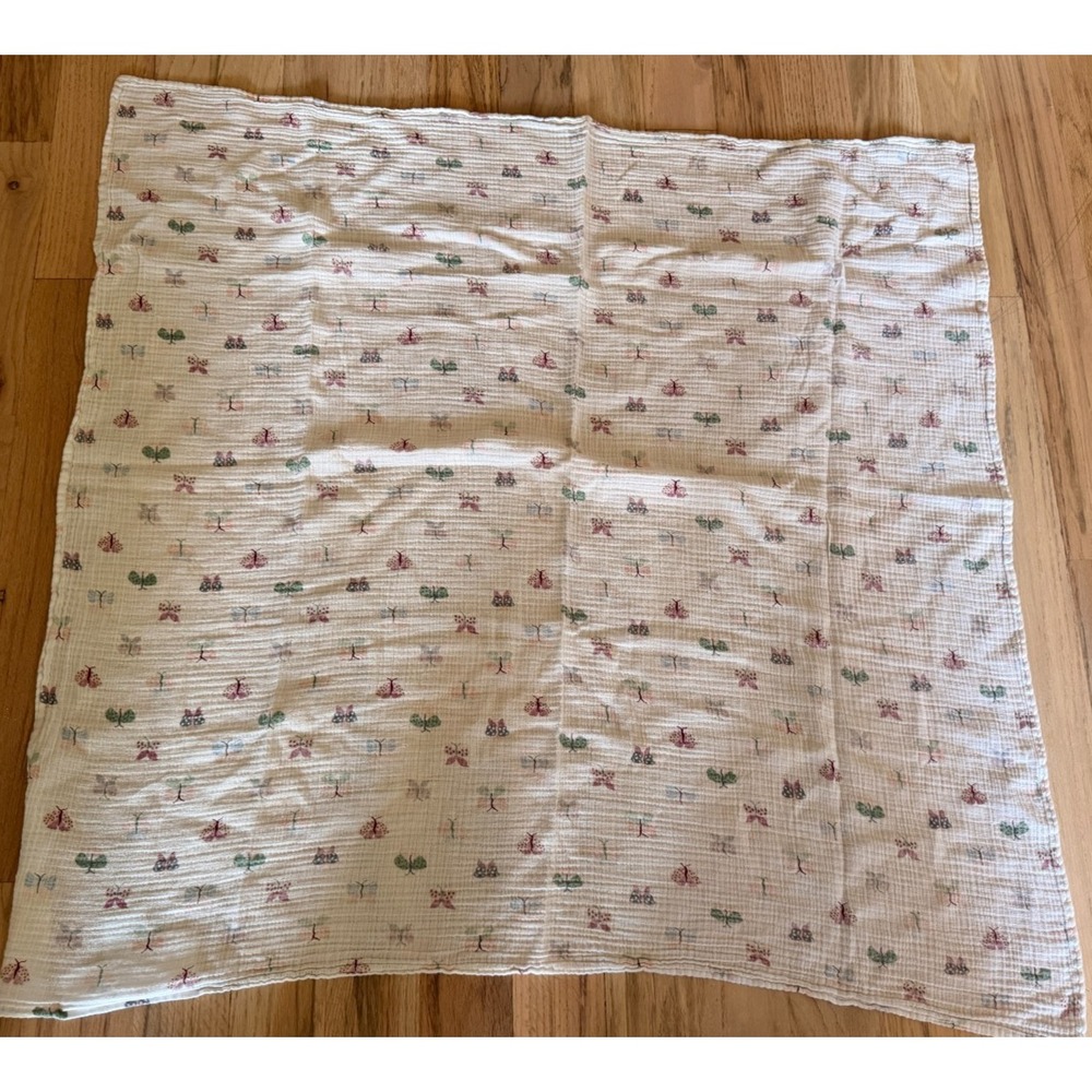 aden + anais Essentials 100% Cotton Muslin Swaddle Baby Blanket Butterfly Print